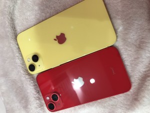 iPhone14iPhone14Plus背面ガラスパネルガラスコーティング施工後写真