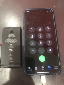 iphone12mini バッテリー交換　戸田