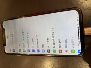 iPhoneX画面修理